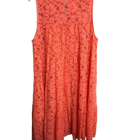 Sunny Studio - Paris - Peach ๐ Orange Lace Sundress. Size XL pit - pit 22โ - Picture 6 of 10